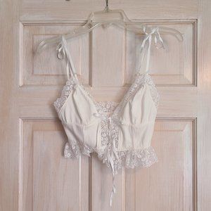 For Love and Lemons Lace Crop Top